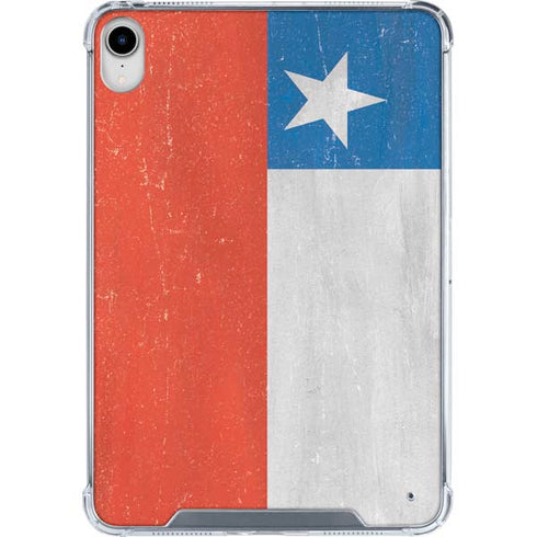 Chile Flag Distressed iPad 11th Gen (2025) Clear Case
